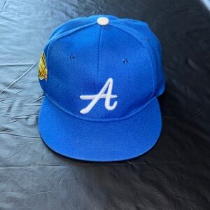 Blue Kids Cap with White Lettering